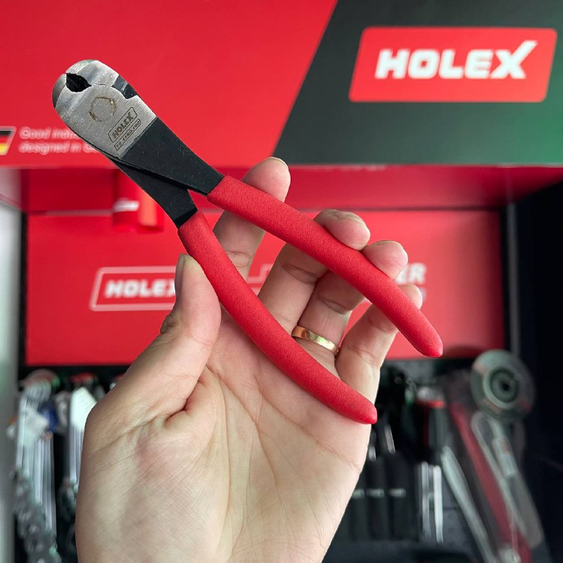 KÌM CẮT DÀI 160MM CÁN ỐP NHỰA NHÁM HOLEX 721150 160 KÌM CẮT DÀI 160MM CÁN ỐP NHỰA NHÁM HOLEX 721150 160